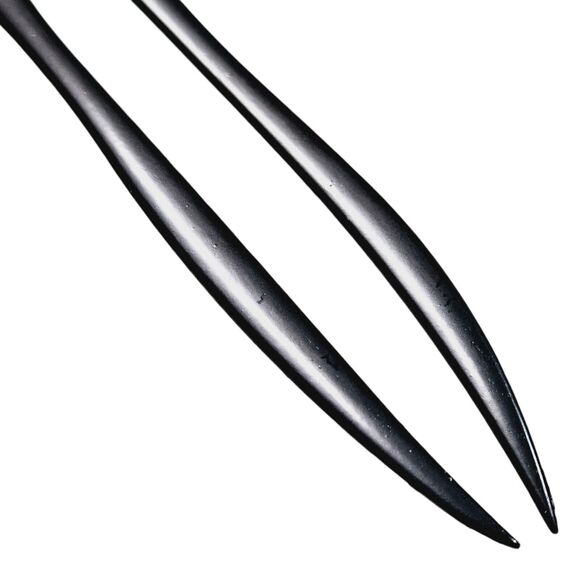 Raven Hair Prong Styling Pins Black Wicca Witch Stick Whimsical Goth Bird Crow - Picture 7 of 14